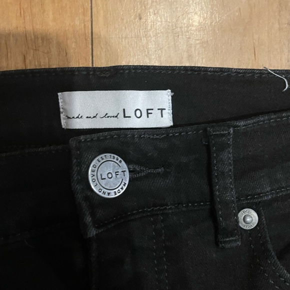 Loft black jeans size 29/8 - Picture 3 of 3